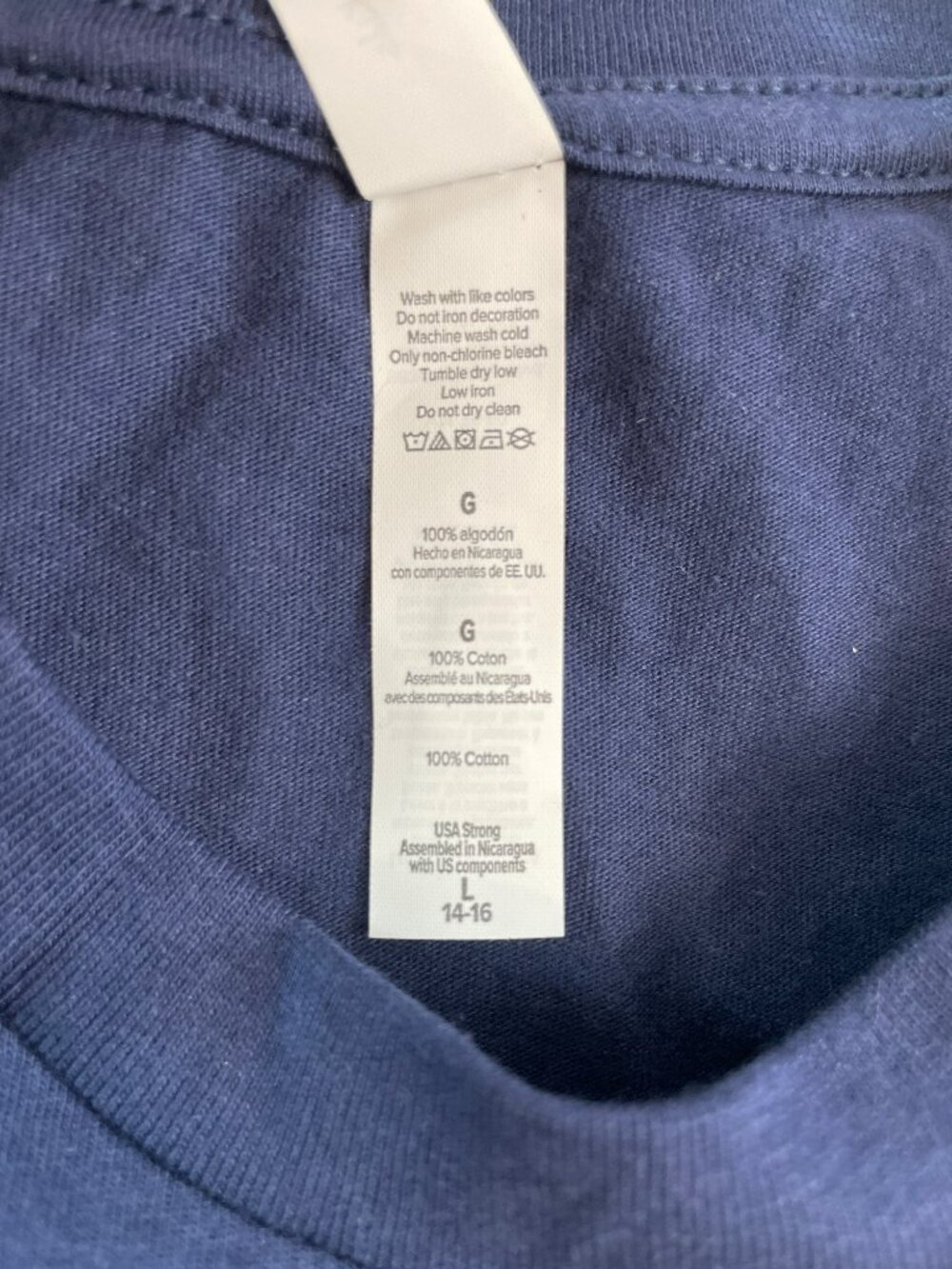 Bella + Canvas Kids Indianapolis Clowns Shirt 100% Cotton Sz L (14-16) NWOT - Picture 5 of 6